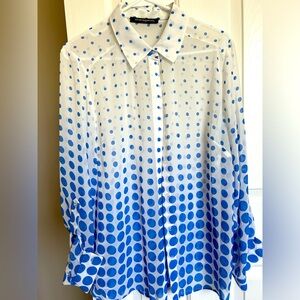 Sharagano Button Up Blouse